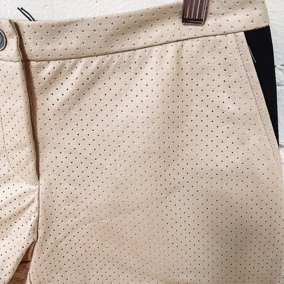 BRAND NEW Waverly Grey Leather Shorts - Picture 3 of 3